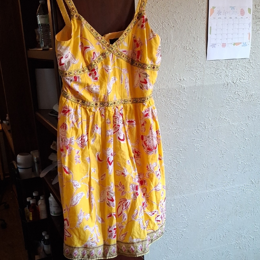 Yellow Floral Sundress
